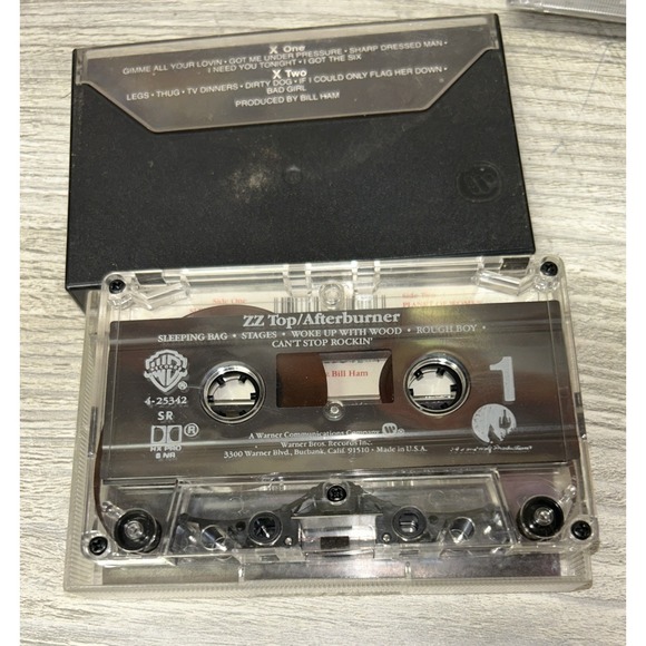 Vintage ZZ Top (1983, 1985 rock cassette tape lot x2) Eliminator, Afterburner E2 - Picture 3 of 4